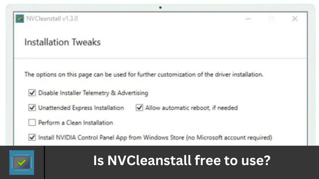 NVCleanstall