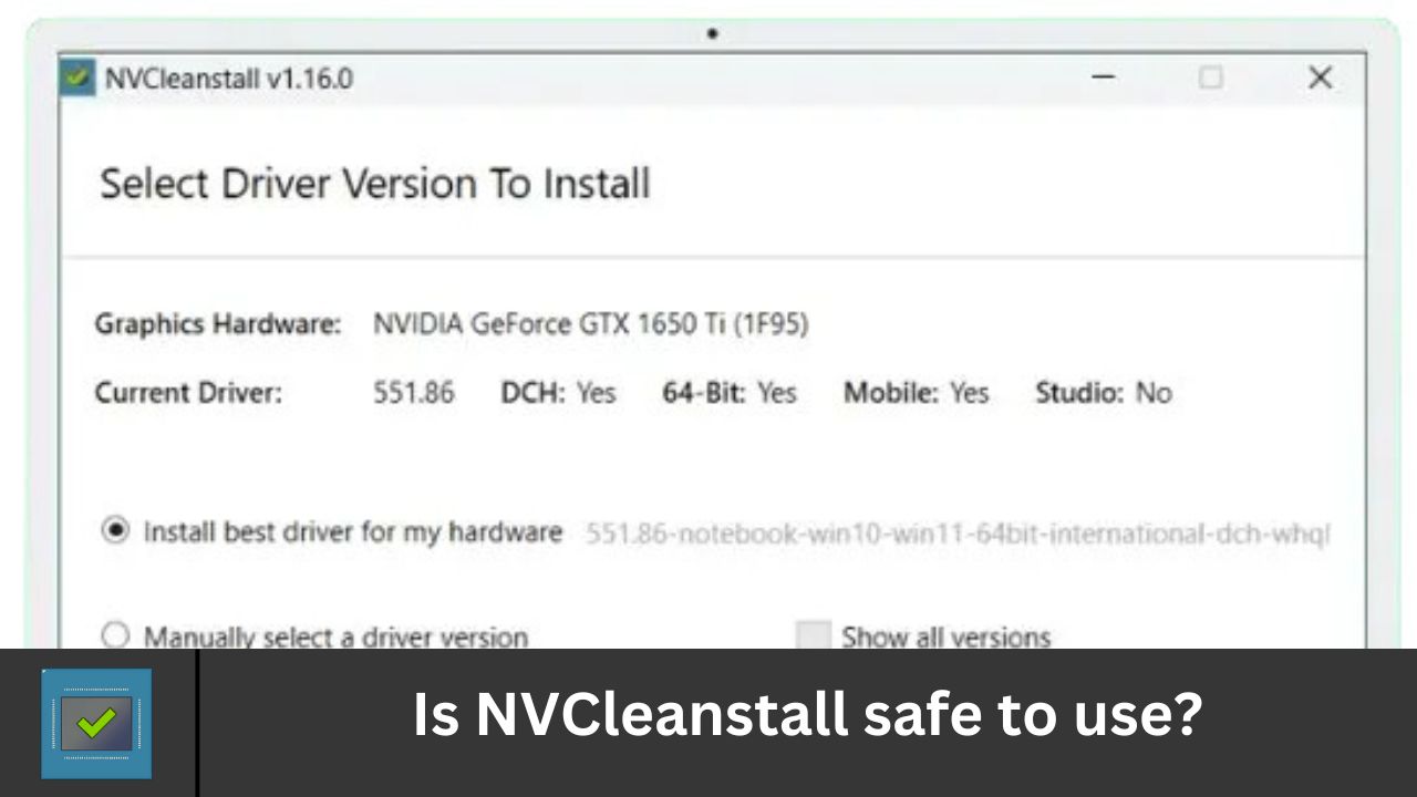 NVCleanstall